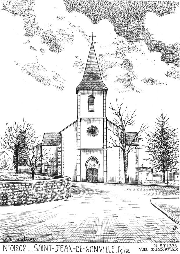 N 01202 - ST JEAN DE GONVILLE - église
